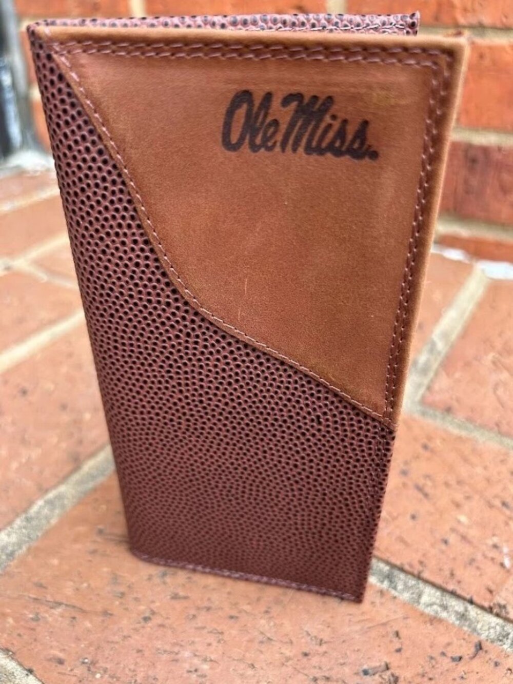 Zep-Pro University Of Mississippi Ole Miss Football Leather Tall Wallet